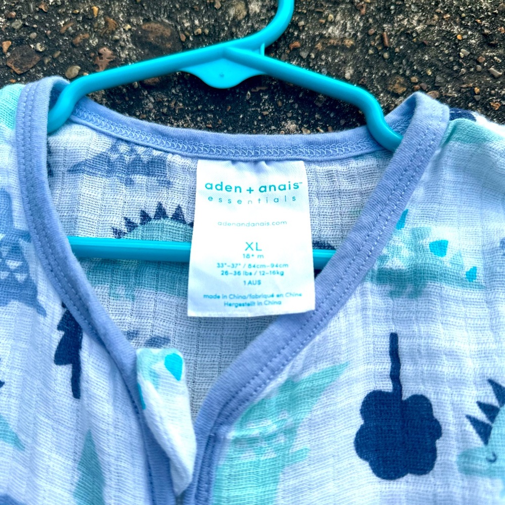 Aden & anais swaddle zip up sleeping bag.